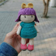 Amigurumi Bebek Şeması Küçük kızım Mindynin tarifini paylaştım. Umarım keyifle orersiniz 💜 ördüklerinizi görmek isterim, beni de etiketlerseniz mutlu olurum ☺️