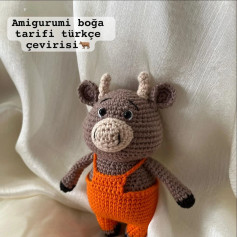 Amigurumi Boğa: Türkçe Tığ İşi Şeması