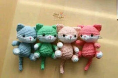 Amigurumi Cat Crochet Pattern Chart