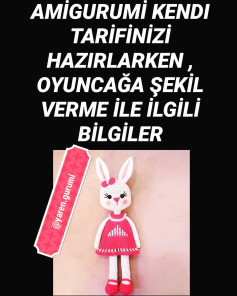 Amigurumi Tasarım Şeması: Sevimli Tavşan