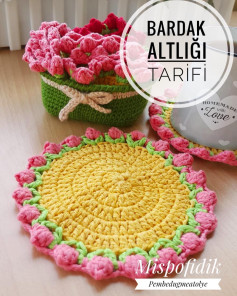 Bardak Altlığı Örgü Şeması