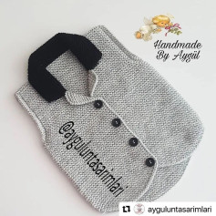 Bebek Yeleği Tığ İşi Şeması