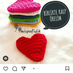 Birlikte Kalp Örelim: Renkli Kalp Modelleri kullanabileceğiniz