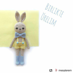 Birlikte Örelim: Sevimli Tavşan Amigurumi Şeması