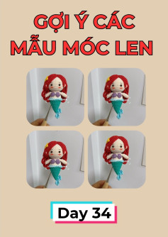 búp bê tiên cá ariel