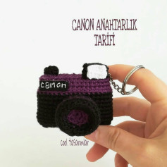 Canon Anahtarlık: Tığ İşi Şeması