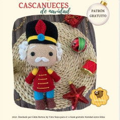 Cascanueces navideño: patrón de crochet gratis