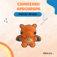 Charizard Amigurumi: Patrón Gratuito para Crochet