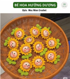 chart móc bé hoa hướng dương