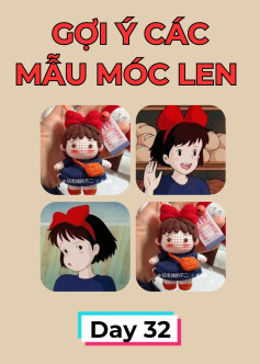 chart móc búp bê kiki