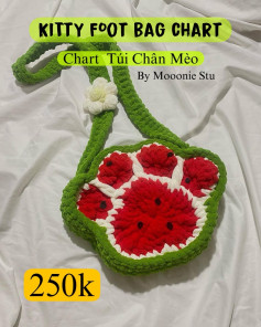 chart móc túi chân mèo