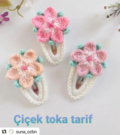 Çiçek Toka Tığ İşi Tarifi