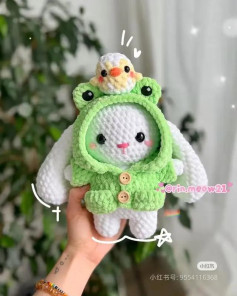 crochet pattern bunnitty with hoodie