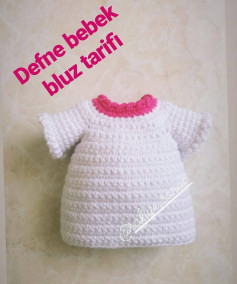 Dêfne Bebek Bluz Örgü Şeması