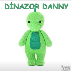 DİNOZOR DANNY AMİGURUMİ ŞEMASI