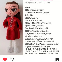 Elbise Örnek Şeması: Bebek Elbisesi Tığ İşi Anlatımlı