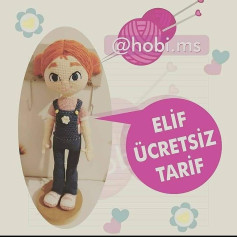 ELİF Amigurumi Bebek Şeması Ücretsiz