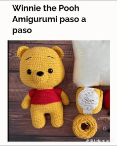 Es: Gráfico Amigurumi Winnie the Pooh paso a paso