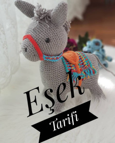 Eşek Amigurumi Tığ İşi Tarifi amigurumidankey