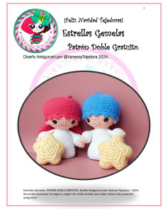 Estrellas Gemelas: Patrón Amigurumi Doble Gratuito