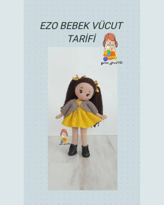 Ezo Bebek Vücut Şeması: Amigurumi Tığ İşi