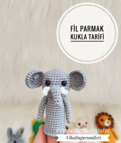 FİL PARMAK KUKLASI ÖRNEK ŞEMASI