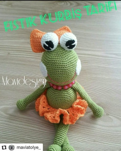 Fıstık Kurbağa Amigurumi Tarifi