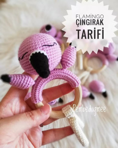 Flamingo Çıngırak Tığ İşi Şeması