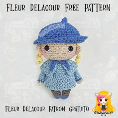 Fleur Delacour: Patrón de Amigurumi Gratis