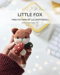 Free Crochet Pattern: Adorable Little Fox