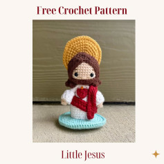 Free Crochet Pattern: Adorable Little Jesus Amigurumi