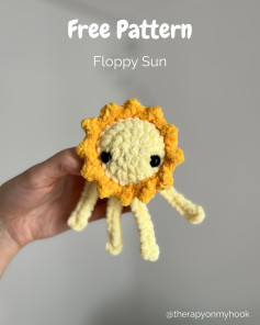 Free Crochet Pattern: Floppy Sun Amigurumi