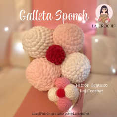 Galleta Sponch: Patrón de ganchillo gratuito