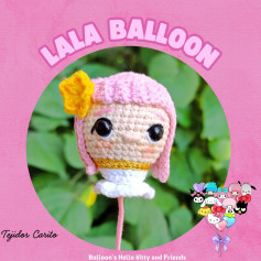 Gráfico Amigurumi: Lala Balloon Hello Kitty