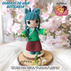Gráfico de Amigurumi Boticaria: Guía de Crochet Gratis