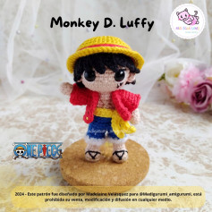 Gráfico de Amigurumi de Luffy