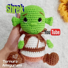 Gráfico de Amigurumi Shrek: Crea tu propio ogro