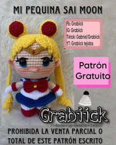 Gráfico de Crochet Gratuito: Mini Sailor Moon