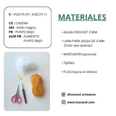 Gráfico de Crochet: Materiales y Abreviaturas
