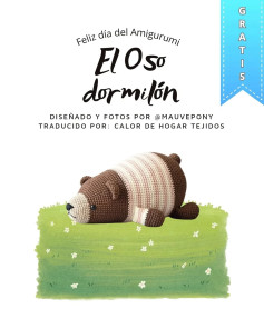 Gráfico de ganchillo gratuito: El oso dormilón