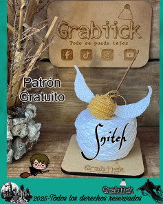 Gráfico de Ganchillo Snitch Gratis