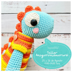 Gráficos de amigurumi de dinosaurios: ¡Taller imperdible!