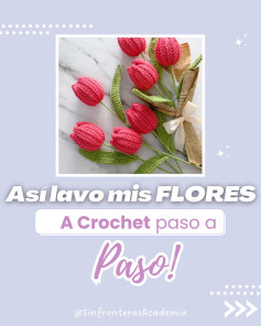 Gráficos de crochet: Flores de tulipán