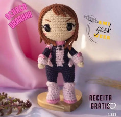 Grátis Amigurumi Ochaco Uraraka