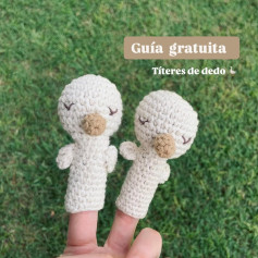 Guía gratuita de tejido a crochet para títeres de dedo