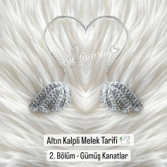 Gümüş Kanatlı Melek Amigurumi Tarifi