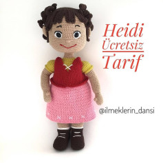 Heidi Amigurumi Şeması Ücretsiz