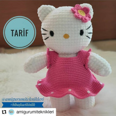 Hello Kitty Amigurumi Şeması