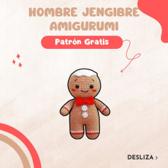 Hombre Jengibre Amigurumi: Patrón Gratuito