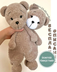 İki Ayıcık Amigurumi Türkçe Şeması